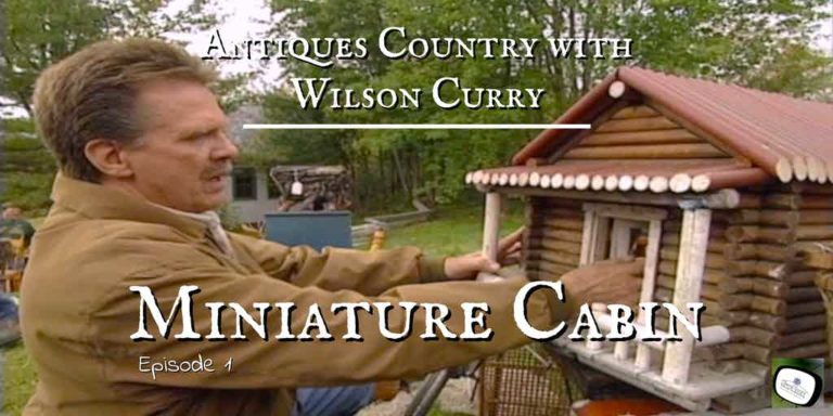 miniature log cabin