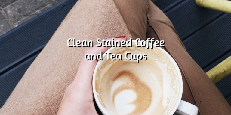 coffee stained cup