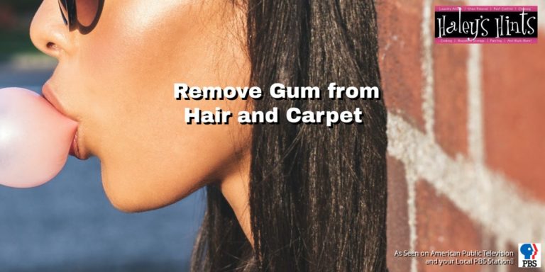 gum in hair