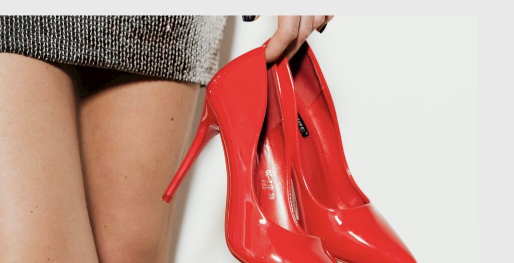 Red high heels