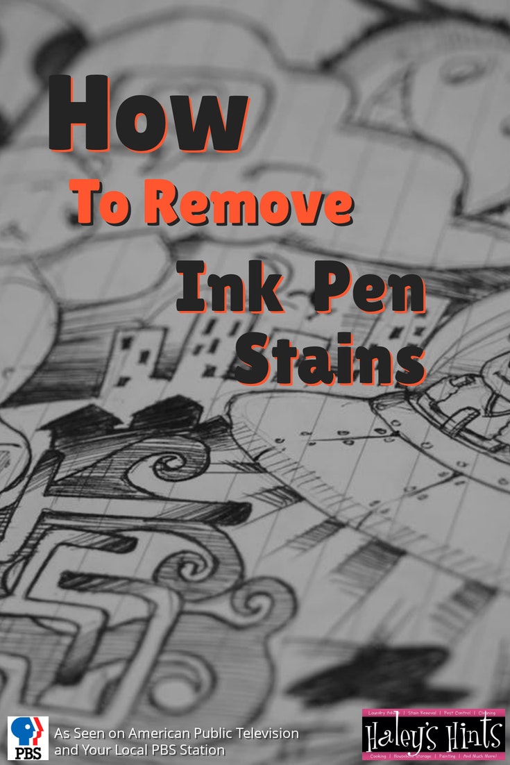 ink pen stain splash