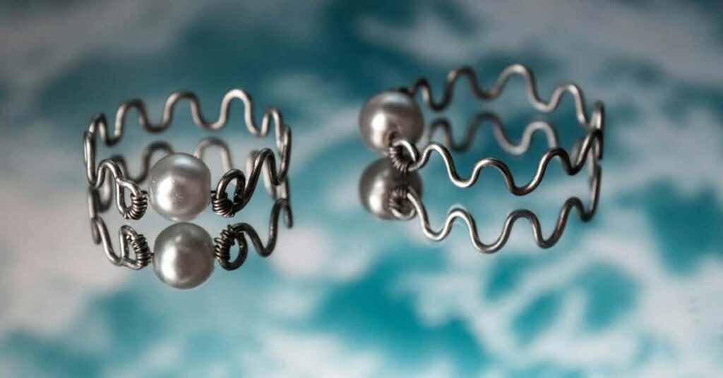 silver ear rings