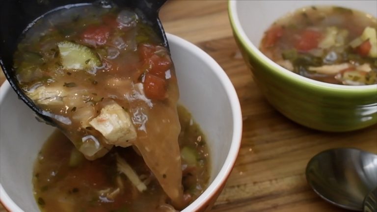 chicken soup clean