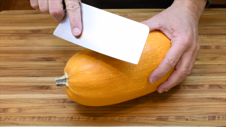an orange spaghetti squash