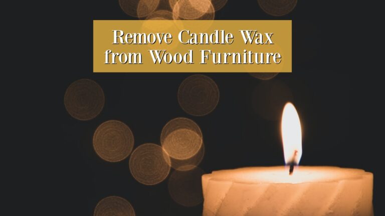 wax candle furniture