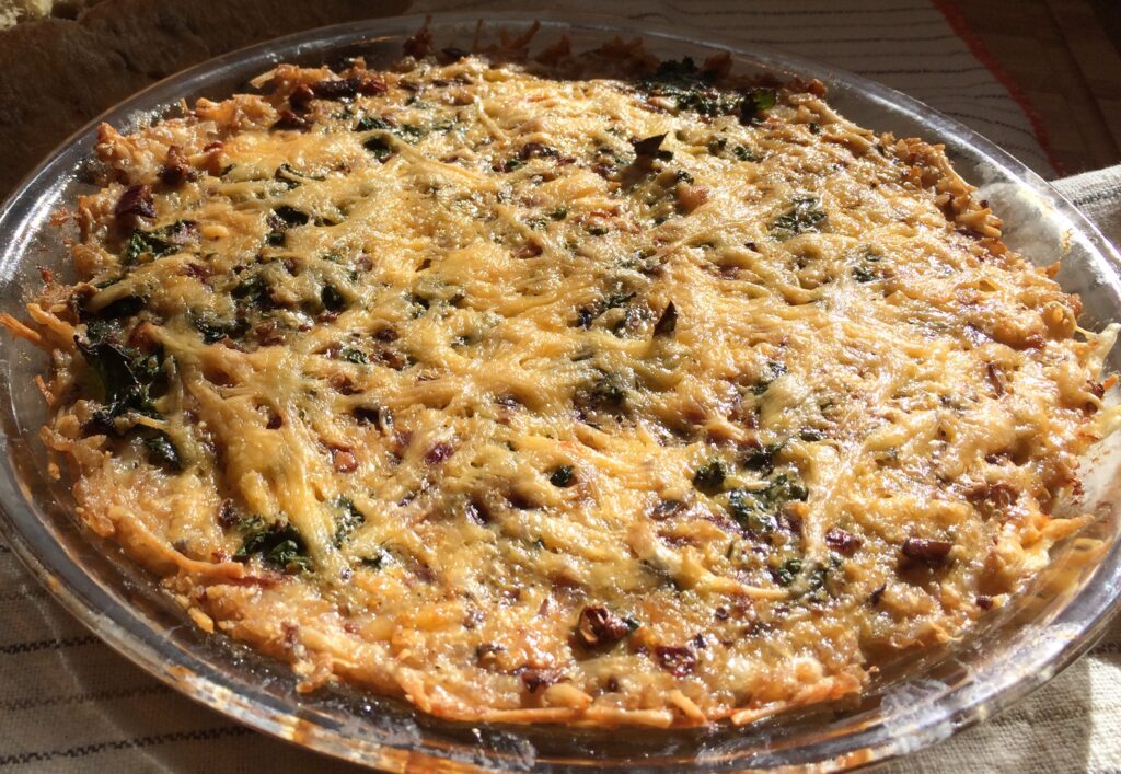 quinoa kale quiche