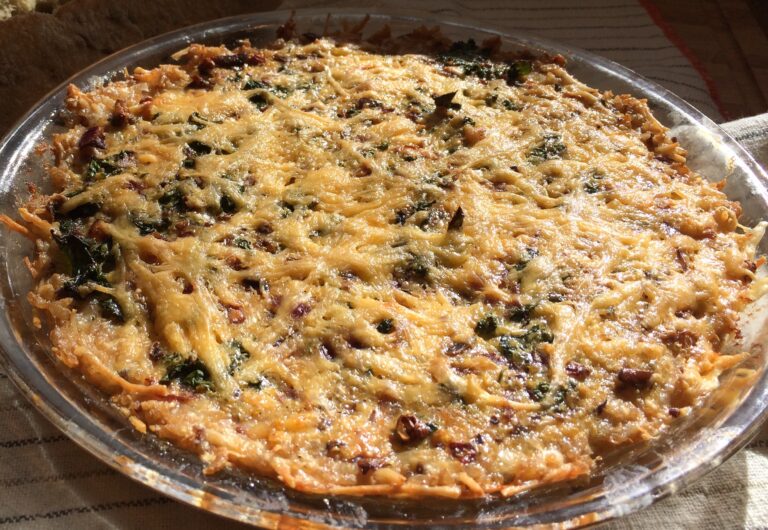 quinoa kale quiche