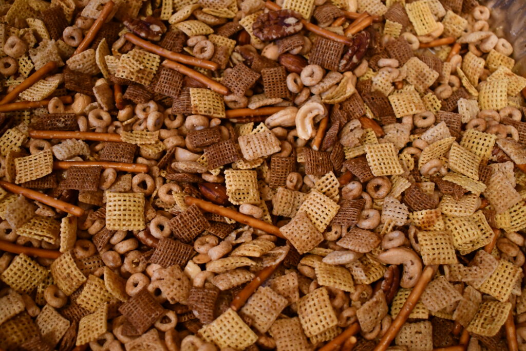 snack trash party mix photo