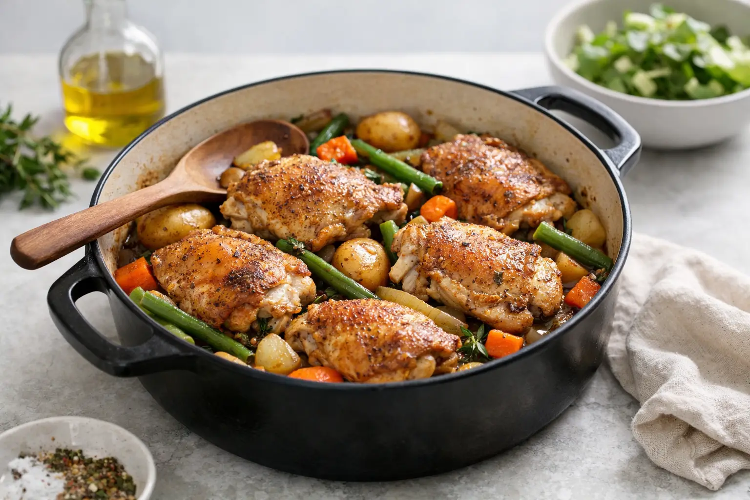 One Pot Chicken Dinner That Actually Works